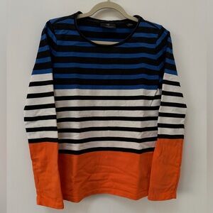 Scotch & Soda Striped Long Sleeve Shirt in 100% Cotton